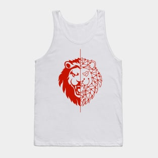 Angry lion head Tank Top